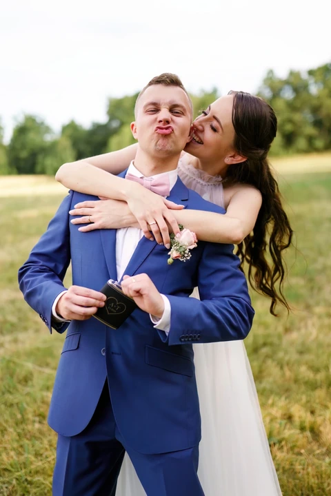 Portrét nevěsty a ženicha na louce, Obora Trpišov